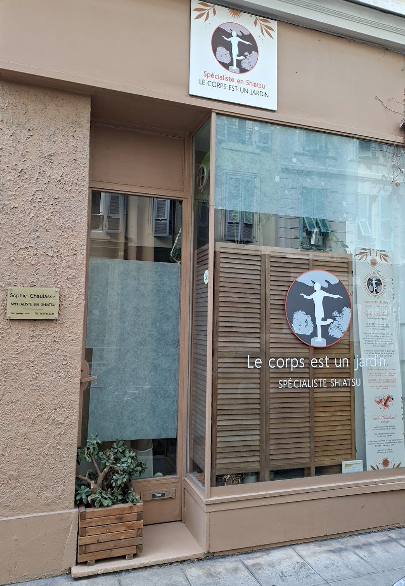 Cabinet de shiatsu Le corps est un jardin, Sophie Chaulassel — masseur à Nice