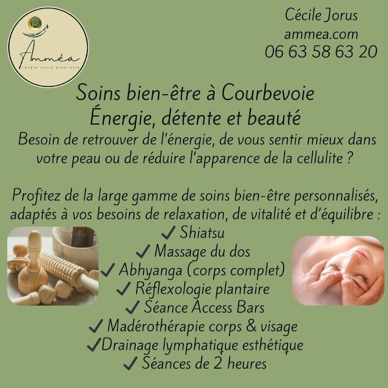 Cécile Jorus - AMMEA - Shiatsu, Réflexologie & Massage Courbevoie — masseur à Argenteuil