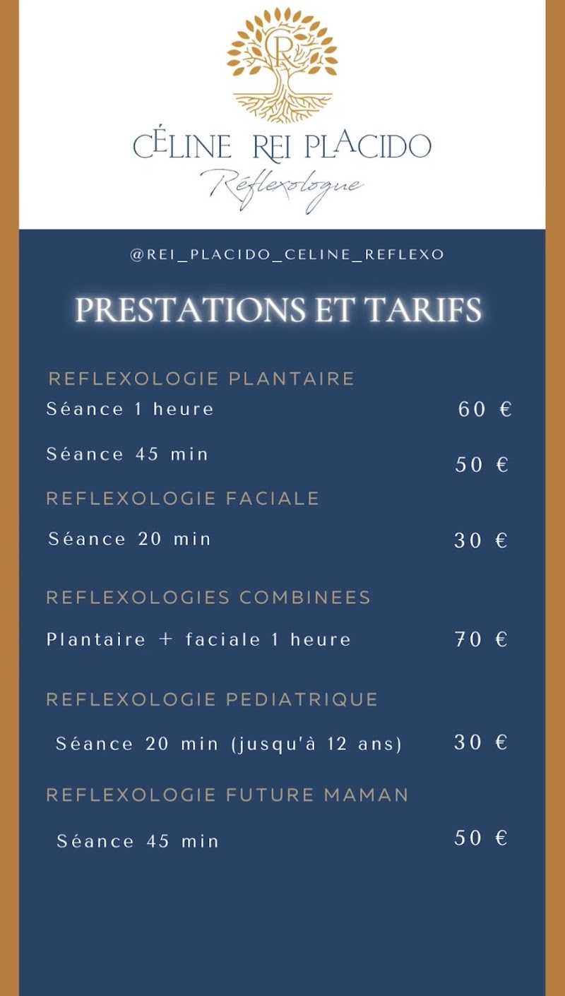 Céline REI PLACIDO Réflexologue — masseur à Mérignac