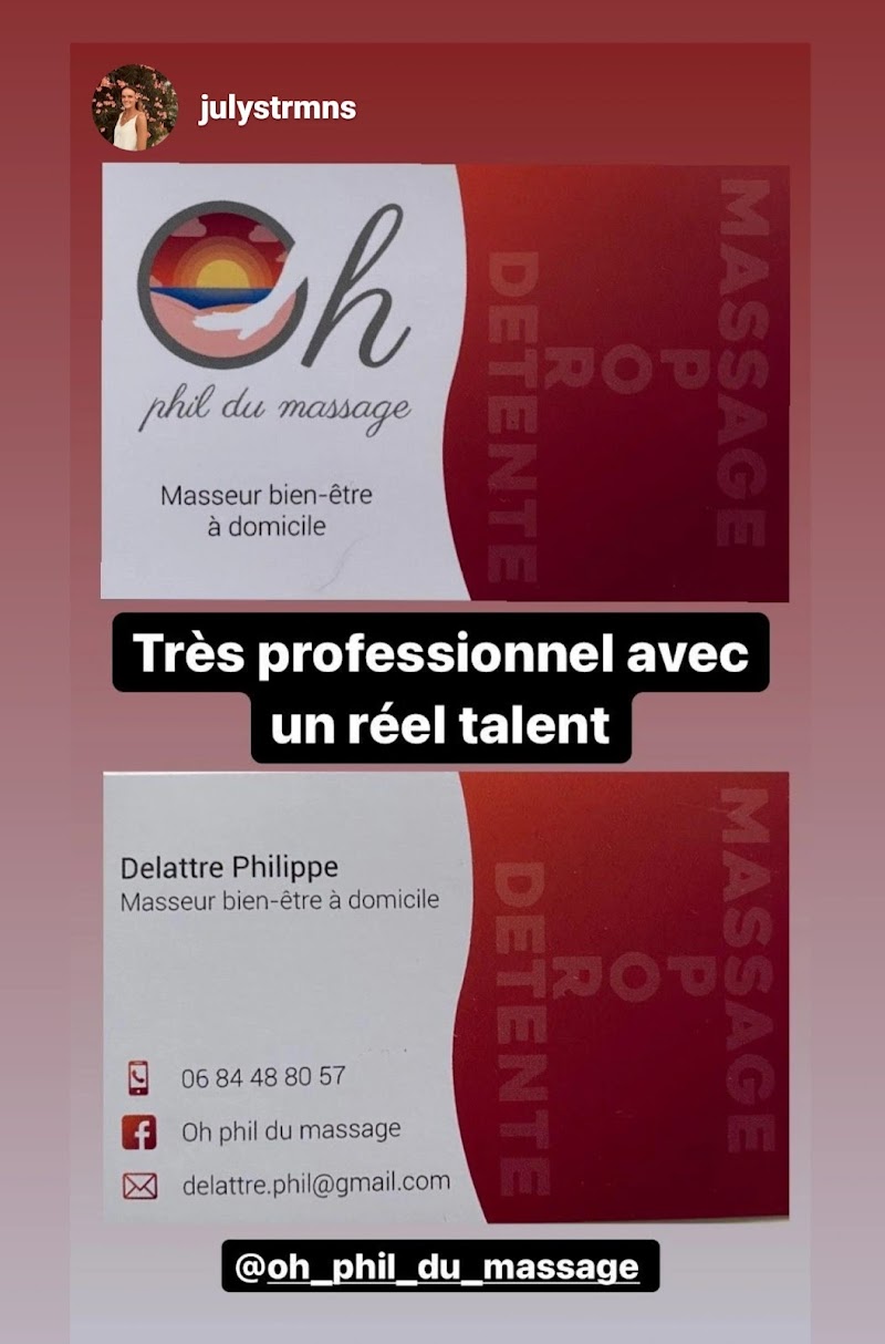 Oh phil du massage — masseur à Tourcoing