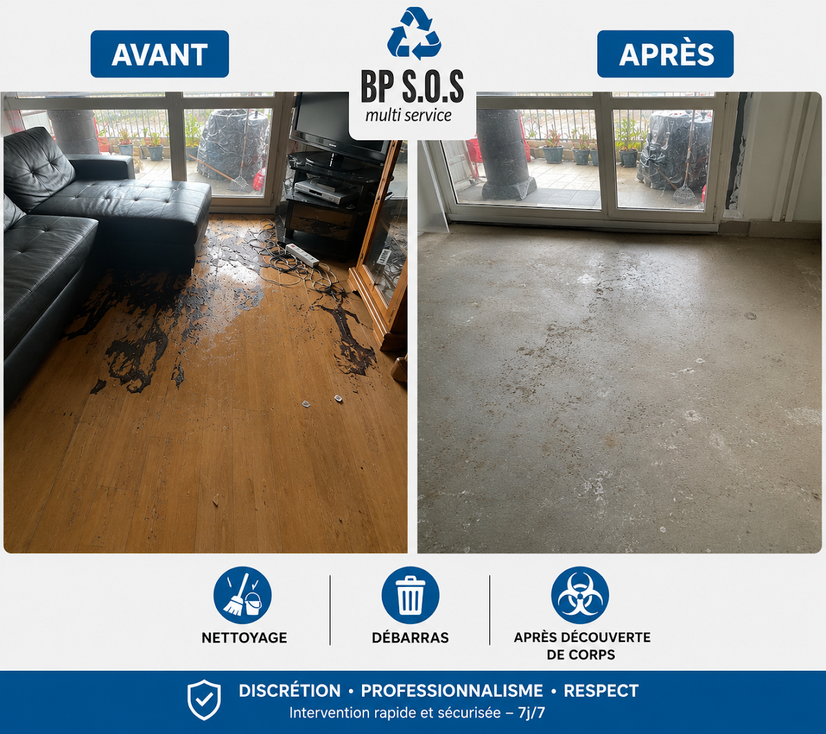 BP SOS Multi Service - Débarras & nettoyage extrême à Metz