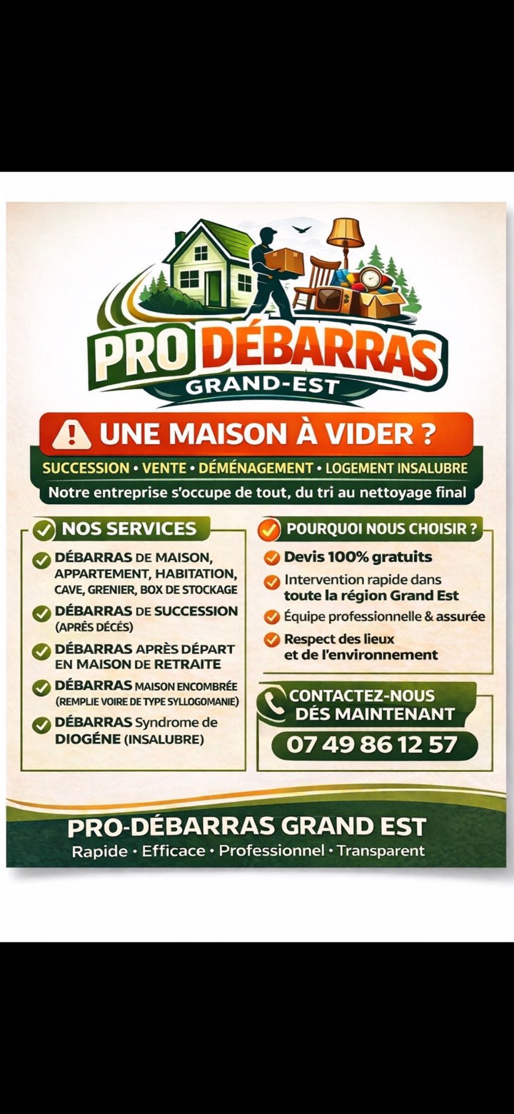 Pro débarras grand est
