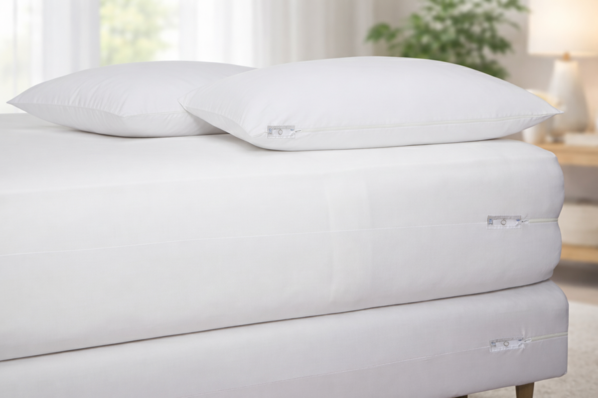 Housses anti-punaises de lit certifiées