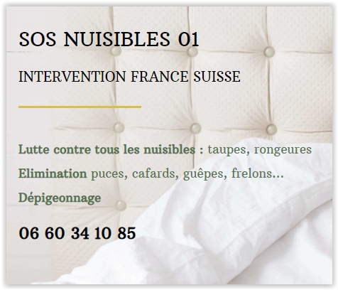 SOS NUISIBLES 01