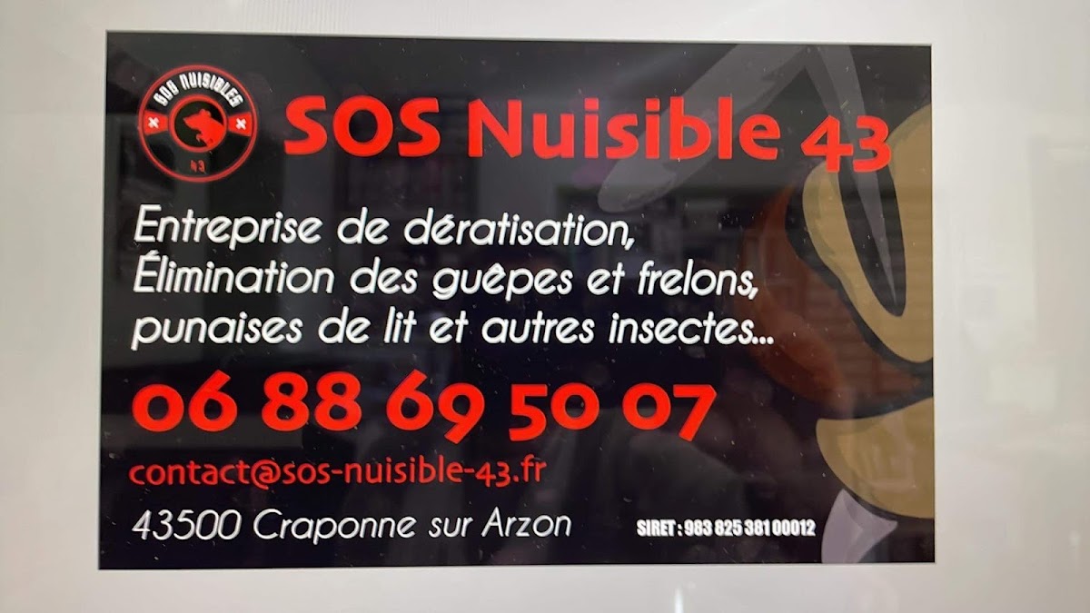 SOS Nuisibles 43