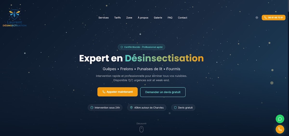 laurent désinsectisation