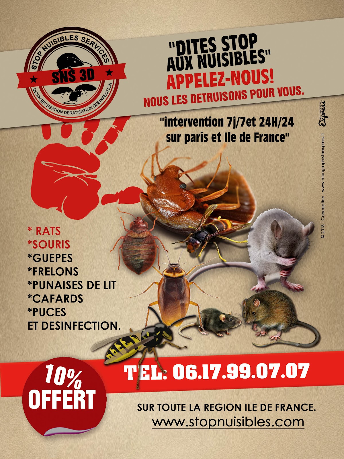 SNS 3D- Stop Nuisibles Services 3D