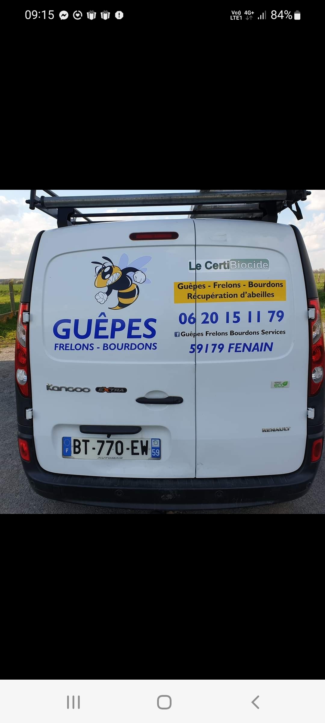 LEMAIRE LAURENT Guèpes Frelons Bourdons Services