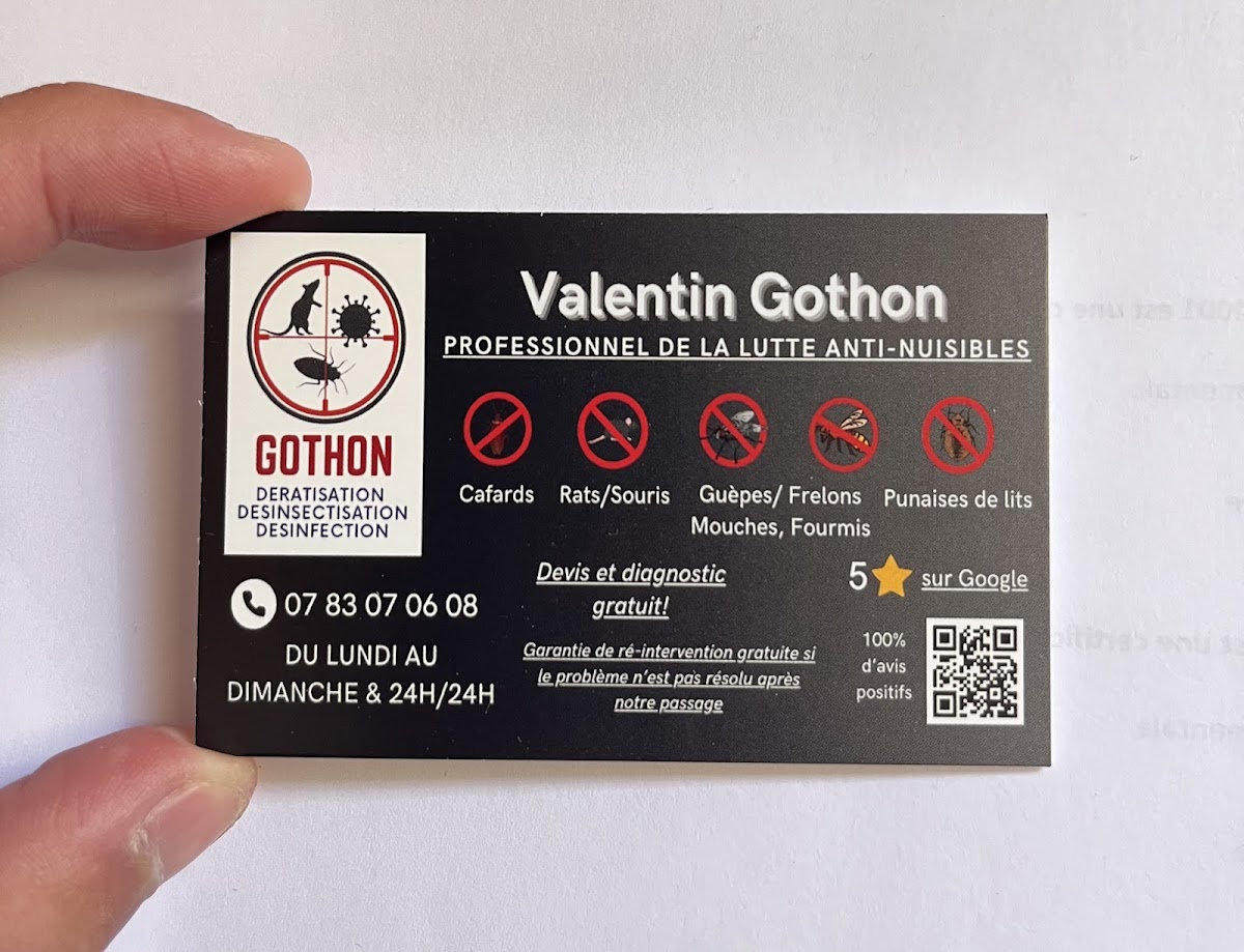 Gothon Dératisation Désinsectisation Désinfection