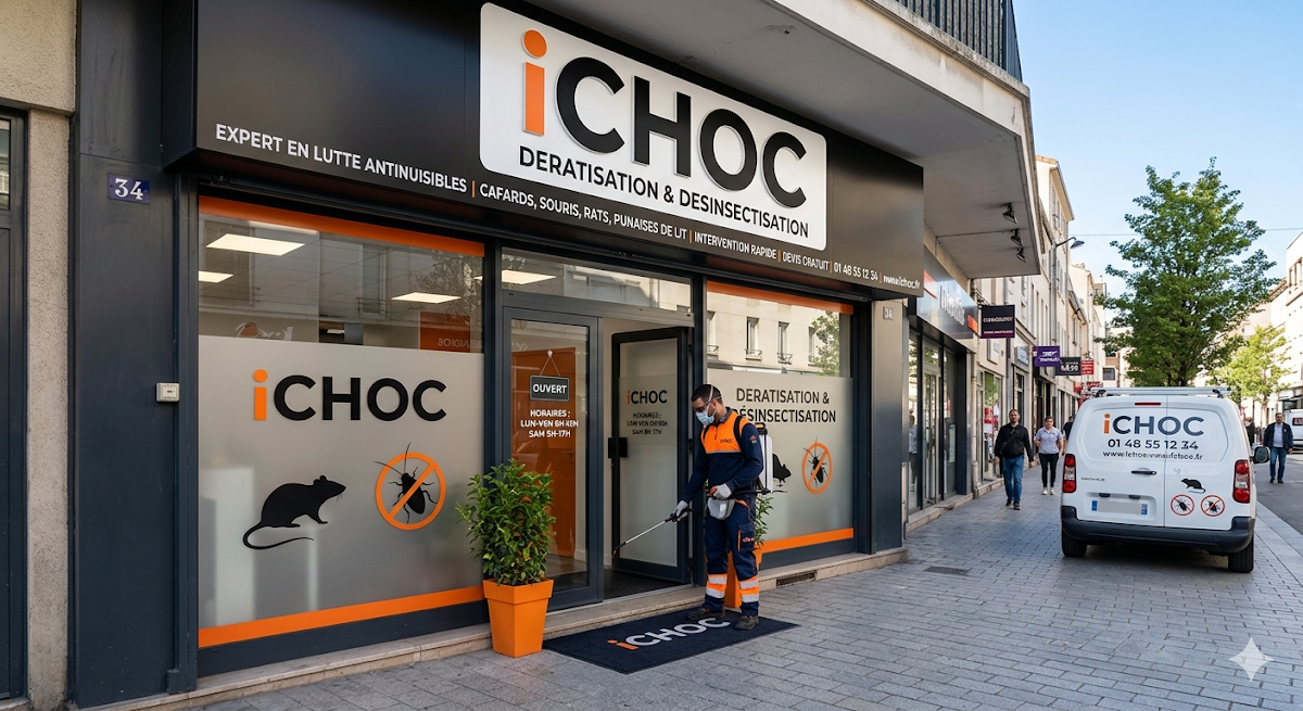 ICHOC – Dératisation, Désinsectisation & Punaises - Paris | Intervention rapide